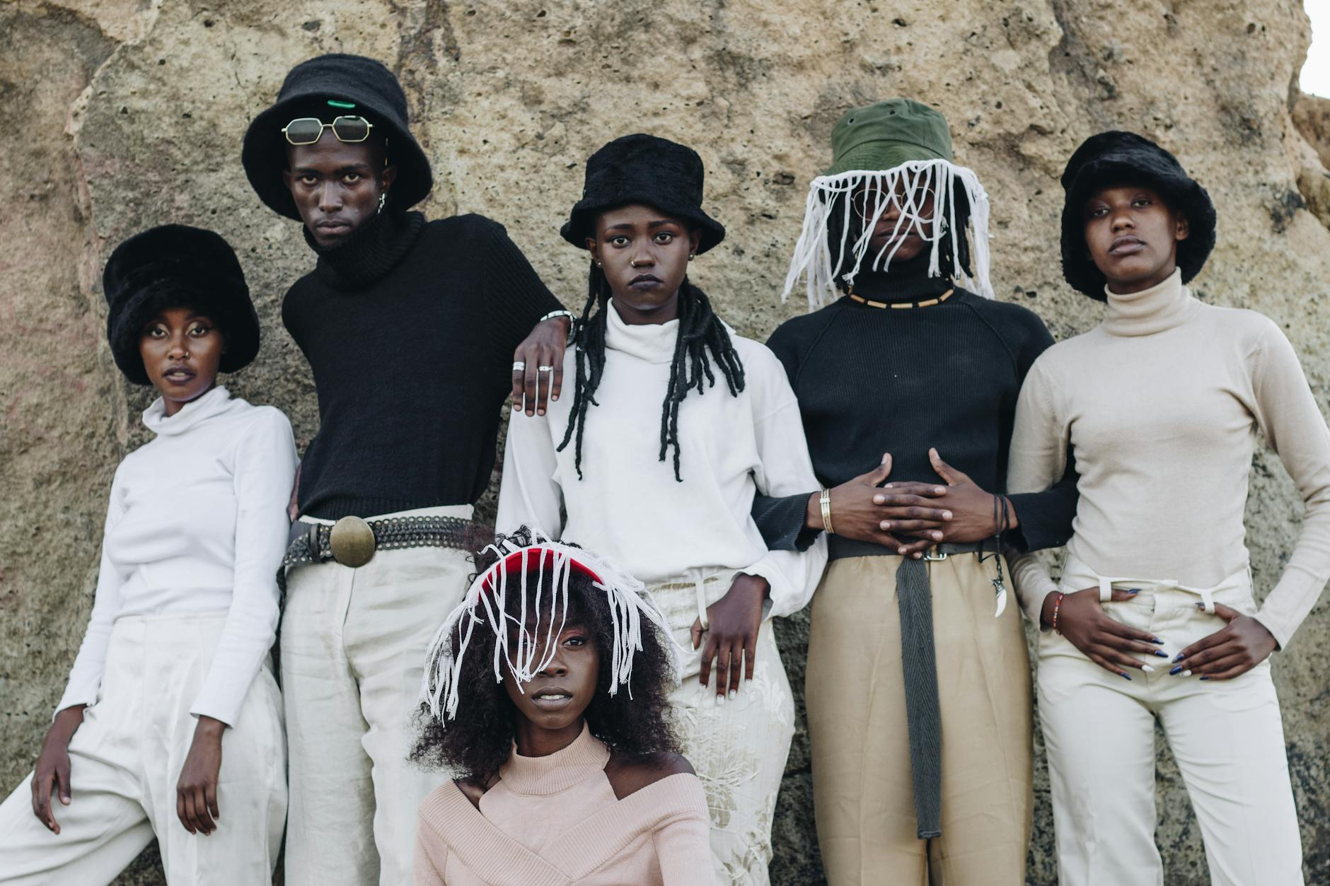 black people posingfor photo