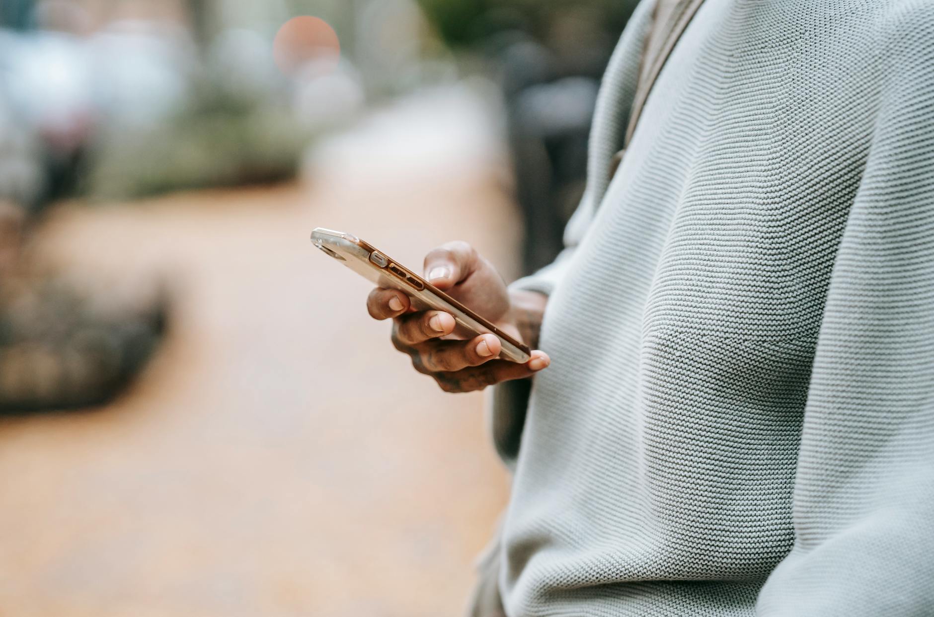 crop ethnic woman with mobile phone using Positive Technology for Personal Growth